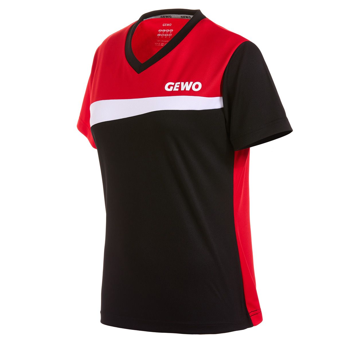 Gewo shirt Fondi IV Lady black/red