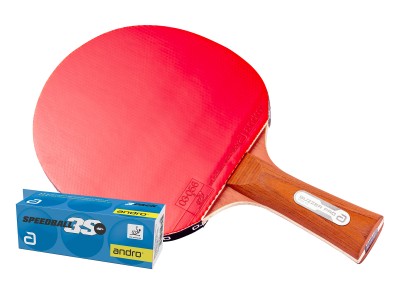 Andro Bat-Set Buzzer Pro 500 RX black/red concave