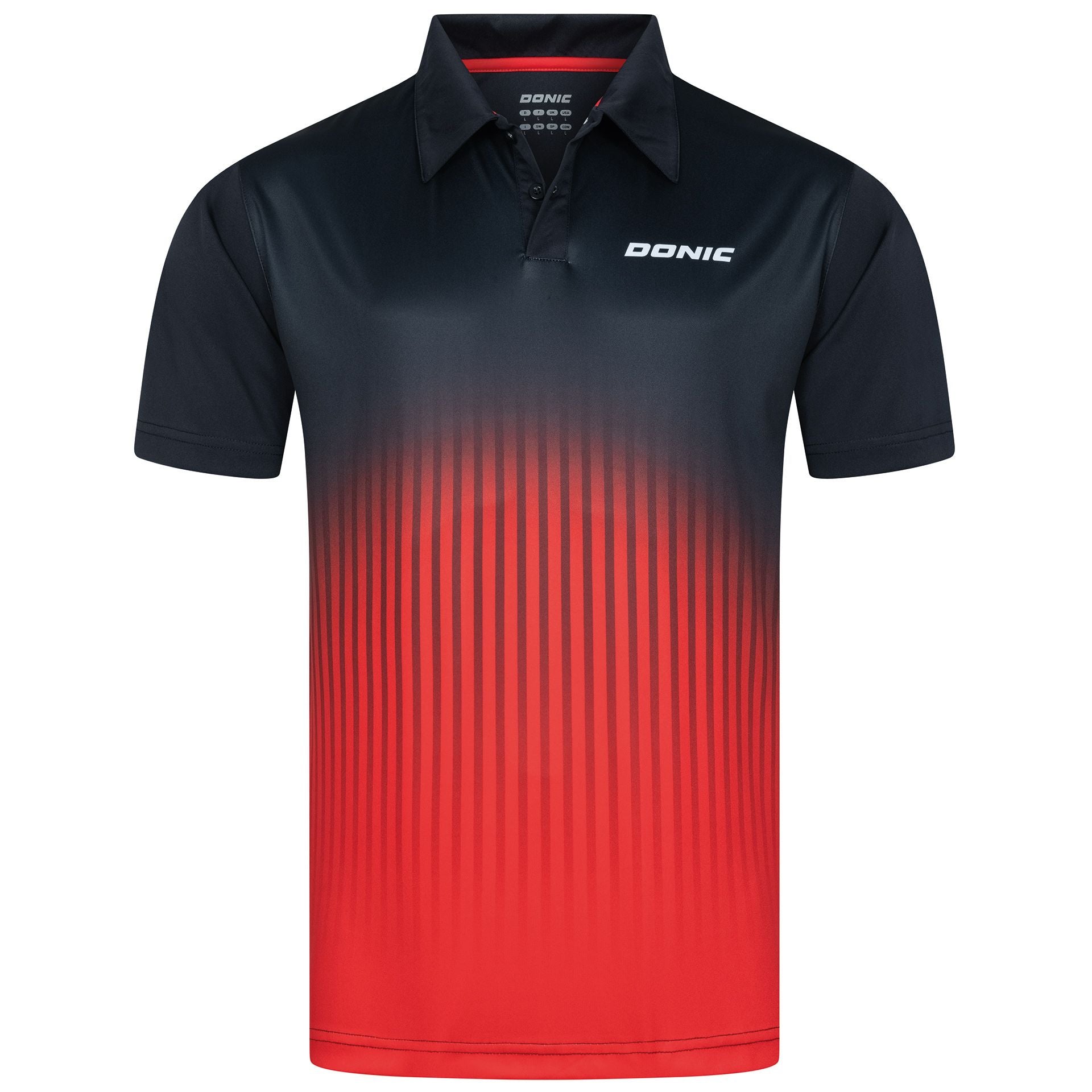 Donic shirt Nuvon black/red