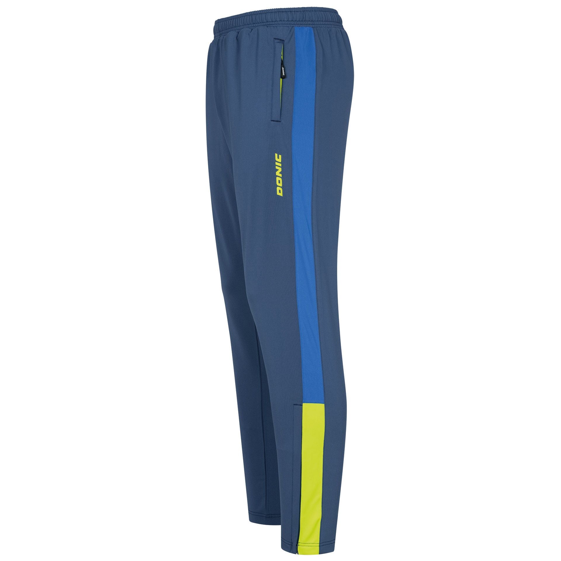 Donic Tracksuitpants Trial Junior navy/royalblue/lime