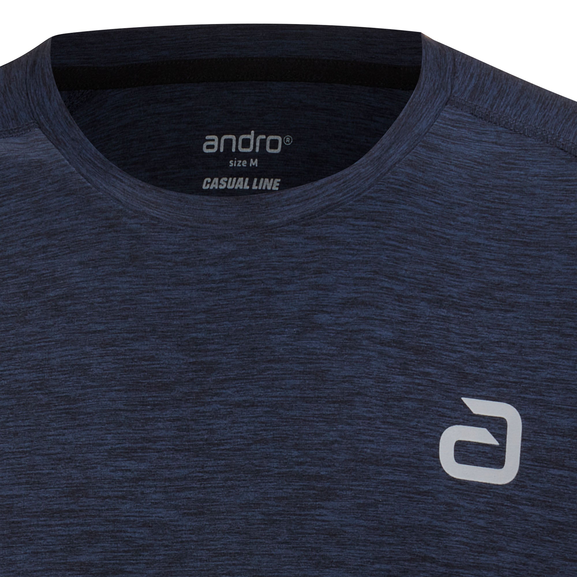 Andro Shirt Melange Alpha dark blue